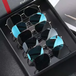 Классические солнцезащитные очки 2024 Новые солнцезащитные очки Нейлоновый поляризованный свет Роскошные мужские очки для рыбалки в индустриальном стиле Сверхлегкие трендовые мужские очки для вождения