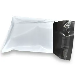 100 Pieces Small Self Adhesive White Poly Mailer Bag Mailing Express Packing Courier Mail Bags Envelope Plastic Mailers Package Bag ZZ