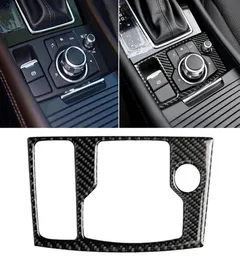 Auto Carbon Fiber Left Drive Multimedia Frame B Dekorativer Aufkleber für Mazda Axela 201720184233039