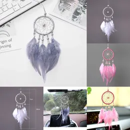 2024 Dream Catcher Decorazione appesa per auto Specchietto posteriore Piuma Ciondolo per specchio per auto Accessori per auto Ragazza Casa Decorazione per interni per auto Ciondolo per auto