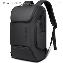 Zaino BANGE Zaini per laptop Multifunzionale Impermeabile Grande capacità Lavoro quotidiano Business Mochila con porta USB Type-c BG-7267