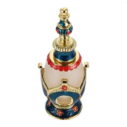 Garrafas de armazenamento óleo essencial para carro perfume garrafa essência perfumes feminino árabe retro atomizador