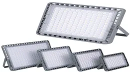 Holofotes LED ultrafinos 400W 300W 200W 100W 150LmW Ra80 Holofotes AC85265V para jardins ao ar livre crestech7827076