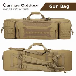 Bags 93cm Tactical Hunting Gun Bag Hard Shell Long Backpack for Paintball Military Shooting Gun Case Rifle Bag