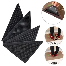 Bath Mats Carpet Non-slip Sticker Reusable Washable Anti Curling Patch Fixed Stickers Floor Rug Mat Tape Gripper Corner Pad