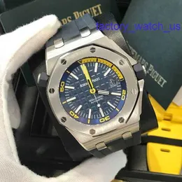 Emocionante relógio de pulso AP 15710ST Royal Oak Offshore Series Relógio Mecânico Automático Masculino