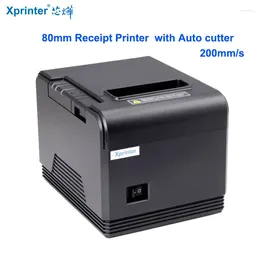 XPRINTER Q200 80mm Cutter automatico Ricevita termica Stampante Mini POS 200mm/S Ethernet USB/Serial/parallelo