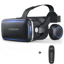 Dispositivi VR Shinecon 6.0 VR Occhiali per realtà virtuale Occhiali 3D VR Occhiali Cuffie Casco per smartphone Smart phone Binocolo Videogioco