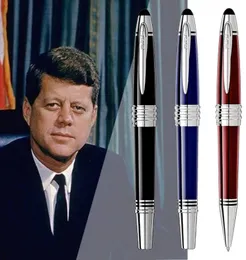 John F Kennedy Fountain Rollerball Ballpoint Pen Luxury Dark Blue Metal Office School JFK Serial Number4005597과 함께