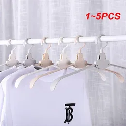 Hangers 1-5PCS Multi-function Foldable Hanger Travel Portable Household Seamless Hanging Wide Shoulder Anti-slip Clothes Simple