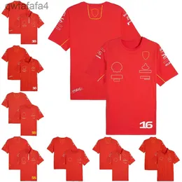 2024 F1 DRIVER T-Shirt Formula 1 Mens Polo Derts New Season Red Team Uniform Guild Suiting Suit Motorsport Jersey S2XD