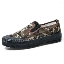 Casual Shoes Camouflage Outdoor Men Wear-resistent icke-halkad andningsskylt Sneakers