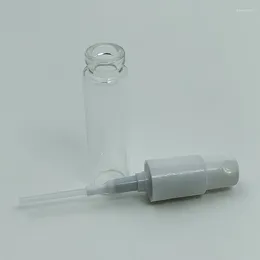 Aufbewahrungsflaschen YUXI Glasparfümflasche Bajonettspray Probe Seidenprägung