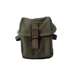 Väskor M1956 Kort 20: e påse Replica WW2 U.S. Army Vietnam Men väska Hard Universal Canvas Ammo Purse Magazine Pack Tactical