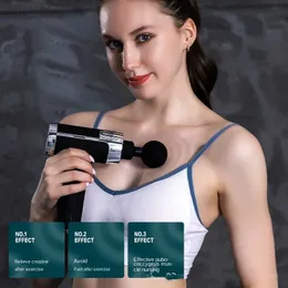 Massage Gun Full Body Massager Whole body mini fascia gun touch-tone fitness massager massage muscles relax hammer machine yq240401