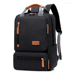 Mochila multifuncional casual homens estudantes universitários sacos de escola designer oxford notebook mochilas 15,6 polegadas bolsa para laptop para