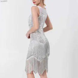 Basic Casual Dresses Latin Dance Set Ballroom Women Competition Dress Fringe Dancing Come Tango Salsa Sparkling Shiny Exquisite Sequin yq240402