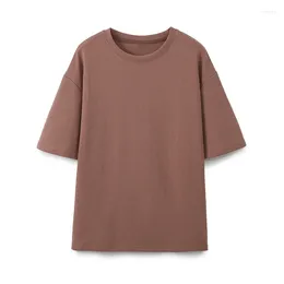 Женские футболки YENKYE 2024, однотонная повседневная рубашка с круглым вырезом и коротким рукавом, женские свободные футболки, летний топ