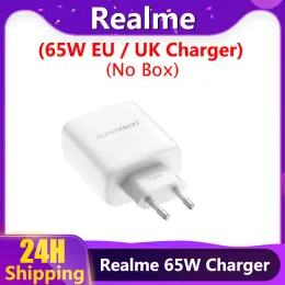 Kontrola oryginalna ładowarka Realme 65W ładowarka UE UK ładowarka super dart szybki adapter gt Neo 3 2t GT2 Pro x7 dla Oppo Reno 6 7 Realme 10