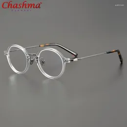 Солнцезащитные очки в оправе Чашма, мужские очки по рецепту, ацетатные круглые мужские оптические очки, модные очки, очки высшего качества для женщин