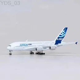 طائرة Modle 18cm A380 DIECAST MENTER SLEPOY MODEL TOY TOY ORITION AIRLINES طائرة مع تروس الهبوط للمجموعات YQ240401