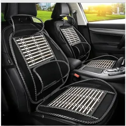 Sommer Neue Auto Mesh Sitzkissen Eis Seide Atmungsaktive Bambus Cooling Pad Auto Sitzkissen Lordosenstütze Auto Universal Sitz abdeckung