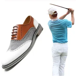 Shoe 2023 New Arrival Man Golf Shoes Tenis Maschulino Adulto Mens Golf Shoes Non Slip Men Sports Lightweight و بدون مسامير