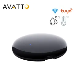 Controle AVATTO Tuya WiFi IR Controle Remoto Inteligente Universal Infravermelho, Controle de Casa Inteligente para AC TV DVD AUD Funciona com Alexa Google Home