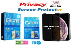 Privacy Screen Protector Antispy Tempered Temp Glass Protectors Anti-Peeping-Schutzfolie für iPhone 13 12 11 Pro Max XR XS 2602518