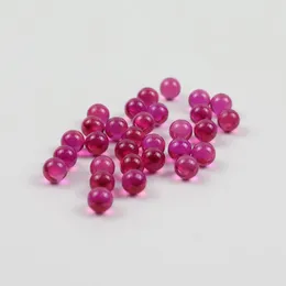 JCVAP 3mm 4mm 6mm Ruby Terp Pearl Dab Pearl Ball Insert Red Color för 25mm 30mm Quartz Banger Nails Glass Bongs 10st per paket