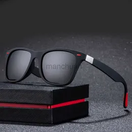 Óculos de sol ZXWLYXGX clássico polarizado óculos de sol homens mulheres design de marca condução moldura quadrada óculos de sol masculino óculos uv400 gafas de sol 240401