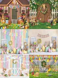 Party-Dekoration, Frühling, Ostern, Thema, Geburtstag, Babyparty, Pografie-Hintergrund, Kinderzimmer-Dekoration