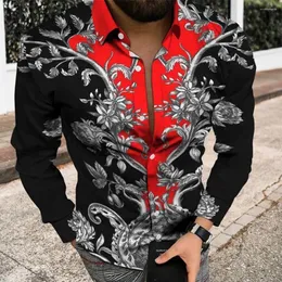 Men's Dress Shirts 2024 Fashion Tops Button Shirt Long Sleeve Designer Design Party Outdoor Spring Summer Luxury Comfort