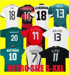 Futbol Formaları Retro Almanya Vintage Futbol Gömlek Batı Voller Moller Gotze Matthaus 1982 1988 1992 1994 1998 02 04 10 14 162 88 92 94 96 98 02 02 04 10 14