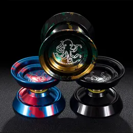 Yoyo Professional Magic Metal With 10 Ball Bearing Alloy Aluminum High Speed Unresponsive Yo Classic Toys For y240329