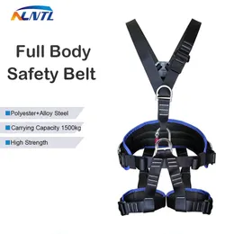 Five Point Work Safety Belt CE Highaltitude Full Rock Climbing Training Rescue Electrician Construction Equipment 240320