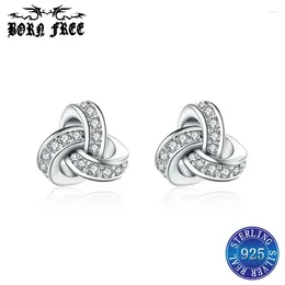 Stud Earrings 925 Sterling Silver Fashion Jewelry Earings Cross Women Aros Mujer Oreja Joyas De Plata Ohrringe Small Earing