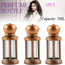 Storage Bottles Quality Vintage Copper Essential Oil Bottle Dropper Empty Perfume Container Refillable