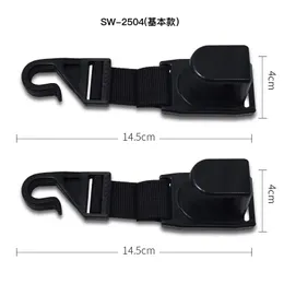 2PCS Universal Car Fote Hooks tylny wielofunkcyjny automatyczne wnętrze wnętrza Zagłębia Zamężenie Wieszkniki Lady Torebka Wiszące uchwyt do przechowywania Hak