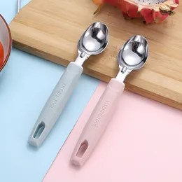 Tools Stainless Steel Ice Cream Scoop Tool Comfortable Anti-Freeze Handle Icecream Stacks Yogurt Fruit Watermelon Scoops Q963 0507