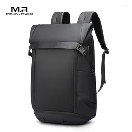 Backpack Mark Ryden Fashion Schoolbag For Teenager Male 15.6 Inch Laptop Backpacks Water Repellent Oxford Travel Bag USB Mochila