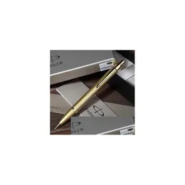 Canetas esferográficas Atacado Parker Pen School Office Suprimentos Matte Black Stationery Sonnet Todo Metal Drop Delivery Business Industrial W Dhogy