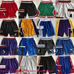 Classic Authentic Basketball Shorts with Pocket AU Real Double Embroidered Retro Pockets Man Breathable Gym Training Beach Pants Sweatpants Short
