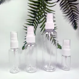 Lagringsflaskor 5st plastsprayflaskor10/20/30/50/100 ml Clear Tom Fine Fine Mist Mini Travel Refillable Containers för flytande parfym