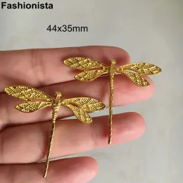 Charms 30 PCS Heavy Metal Large Dragonfly Pendant 44x35mm Gold/KC Gold/SilverColor Handmased Jewel Crafts Materials U