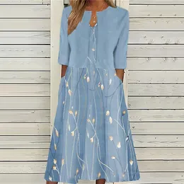 designer klänning sommarklänning kvinnor designer kläder vestidos midi klänningar en linje blommig tryck två bit klänning set casual klänningar kvinnor designer klänningar för kvinnor