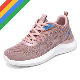 Skor försäljning eleganta nätskor för kvinnliga tränare antislip sport sneakers utomhus jogging chalas mujer gratis frakt