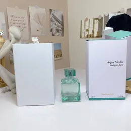 نساء الرجال العطر العطر أكوا وسائل الإعلام المضادة للزاحف العرق EDP رذاذ 70 مل 2.4 FL.OZ الطبيعي للجنسين كولونيا إيو دي بارفوم الرائحة الطويلة علاقة العطور