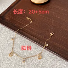 High Quality Letter Pearl Bracelet Luxury Gold Plated Color Charm Gift Bracelet Designe For Women Couples Fashion Jewelry Accessories With Box New Chain Anklets
