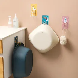 1pc Cartoon Waschbecken Haken Küche Nahtlose Klebrigen Haken Badezimmer Multifunktionale Lagerung und Finishing Waschbecken Stehen